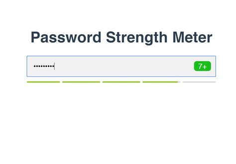 Vue 密码强度测试器(Password Strength Meter) .